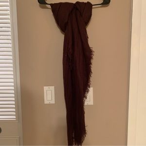 Maroon Blanket Scarf
